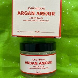 Josie Maran Argan Balm Unscented RARE New in Box! 1.7 oz jar
